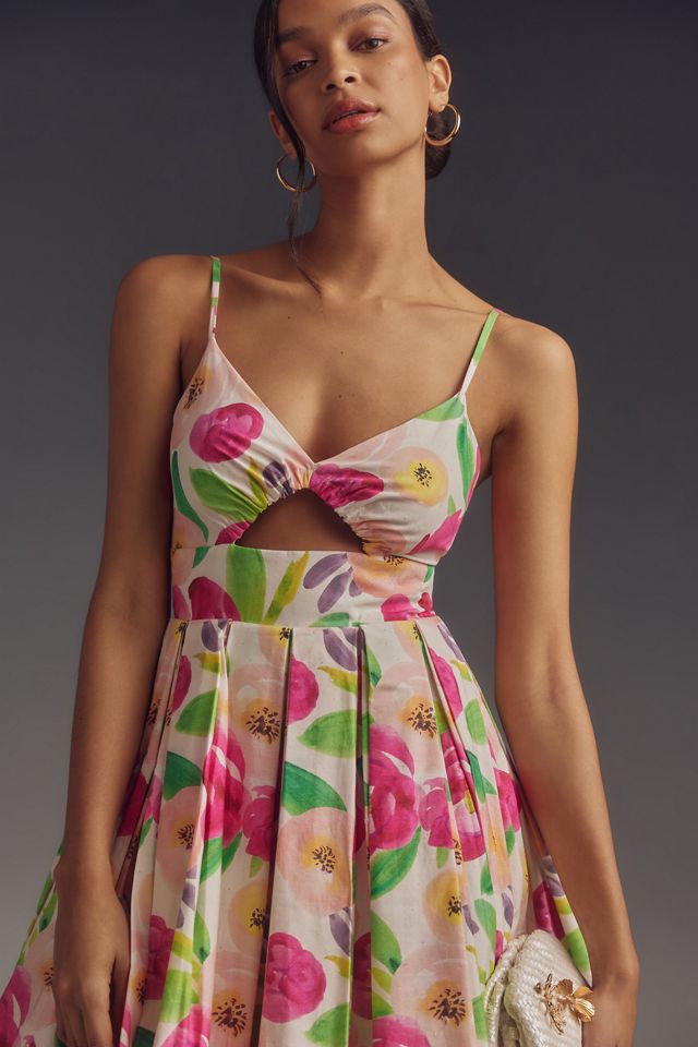 Hutch Sleeveless V-Neck Cutout Midi Dress #1