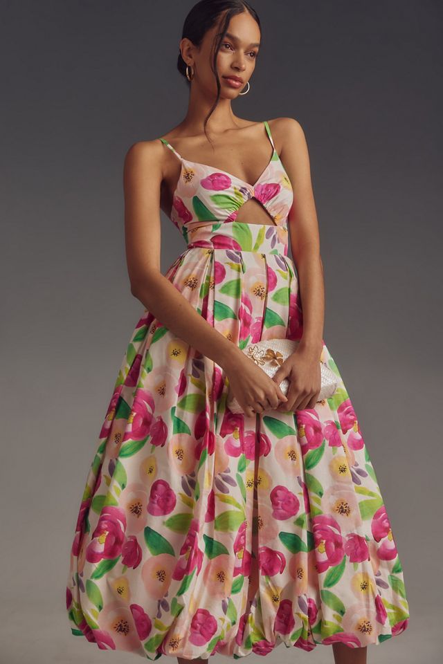 Hutch Sleeveless V-Neck Cutout Midi Dress #3