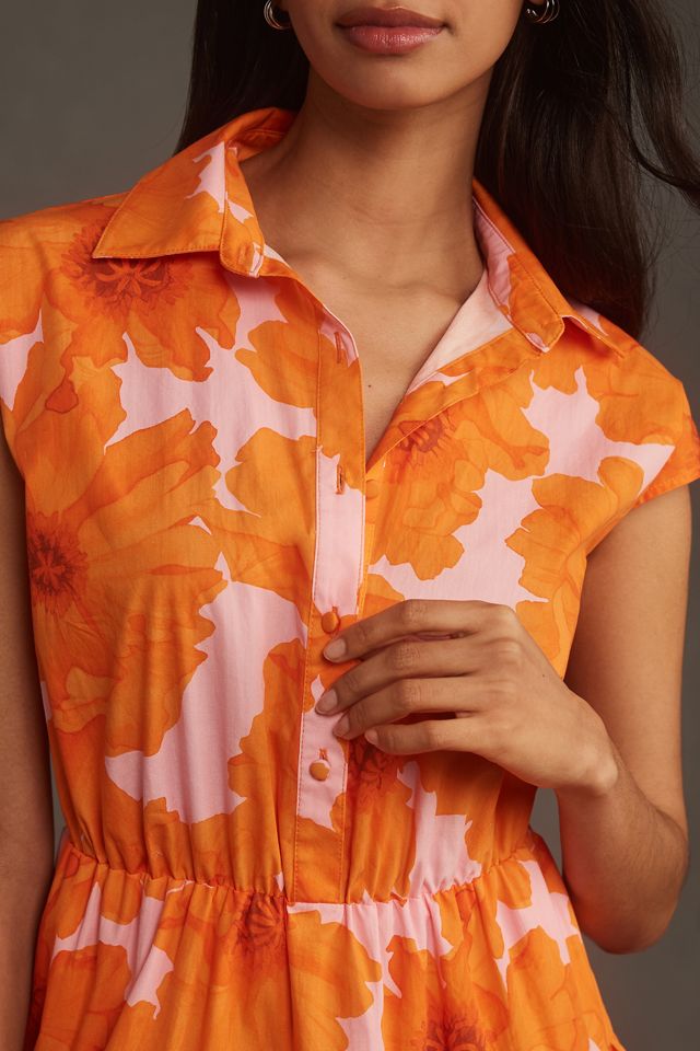 Hutch Short-Sleeve Mini Shirt Dress #2