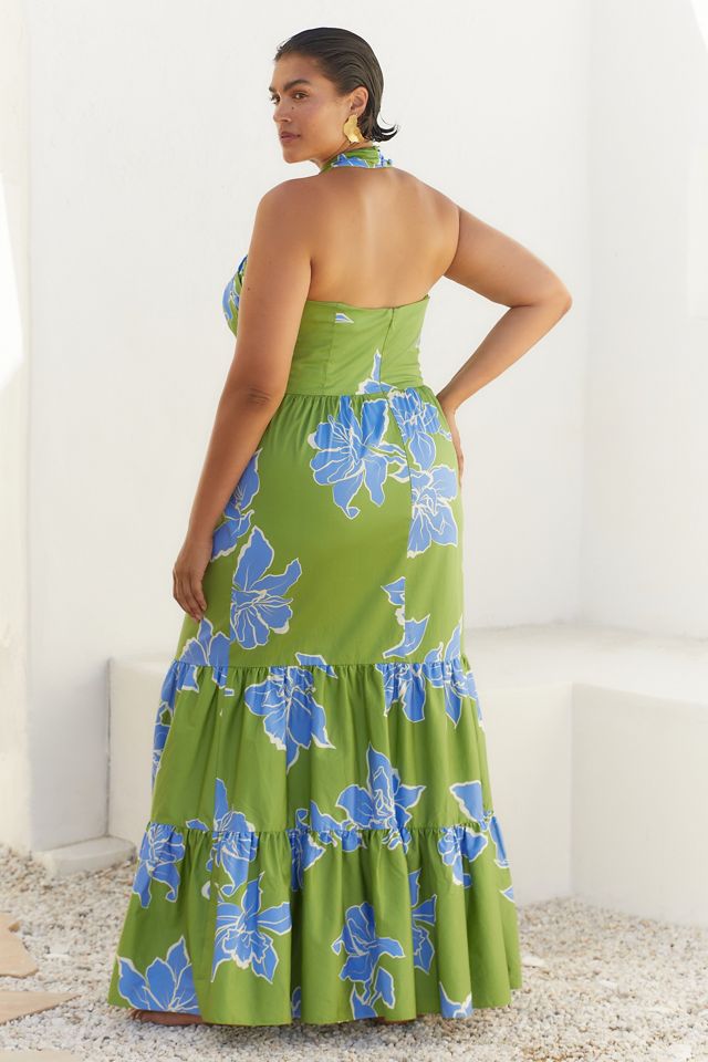 Hutch Floral Halter Maxi Dress #6
