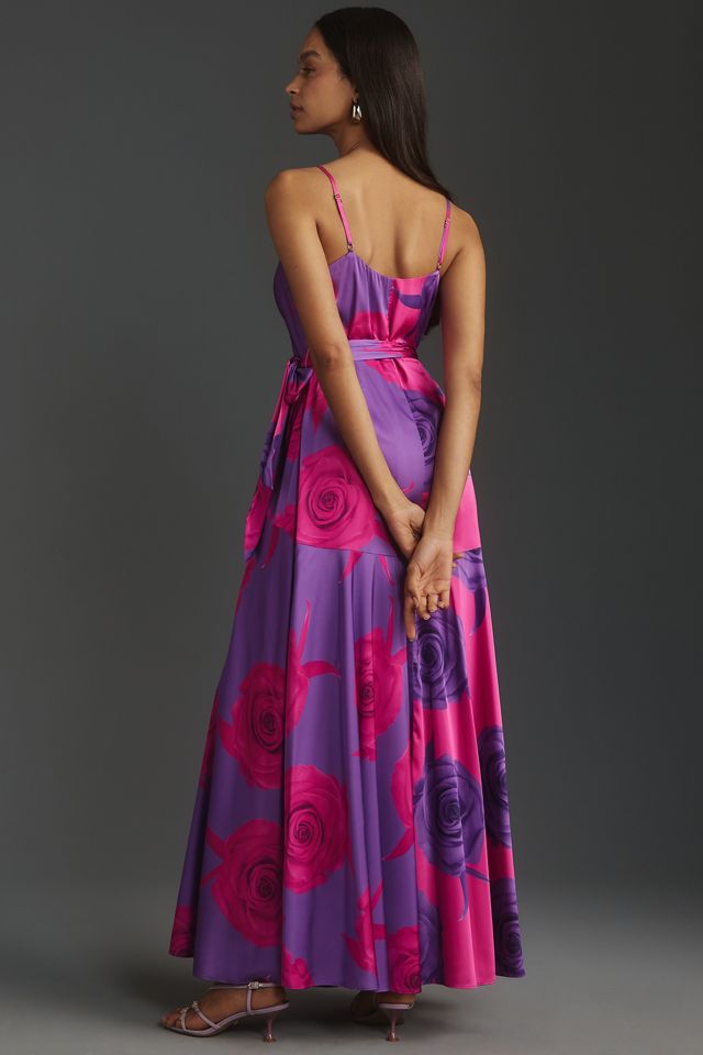 Hutch Alden V-Neck Tie-Waist Maxi Dress #1