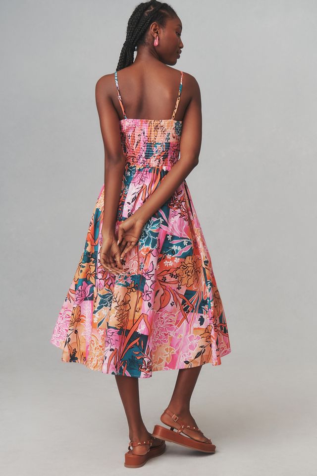 Hutch Sleeveless Drop-Waist Midi Dres #1