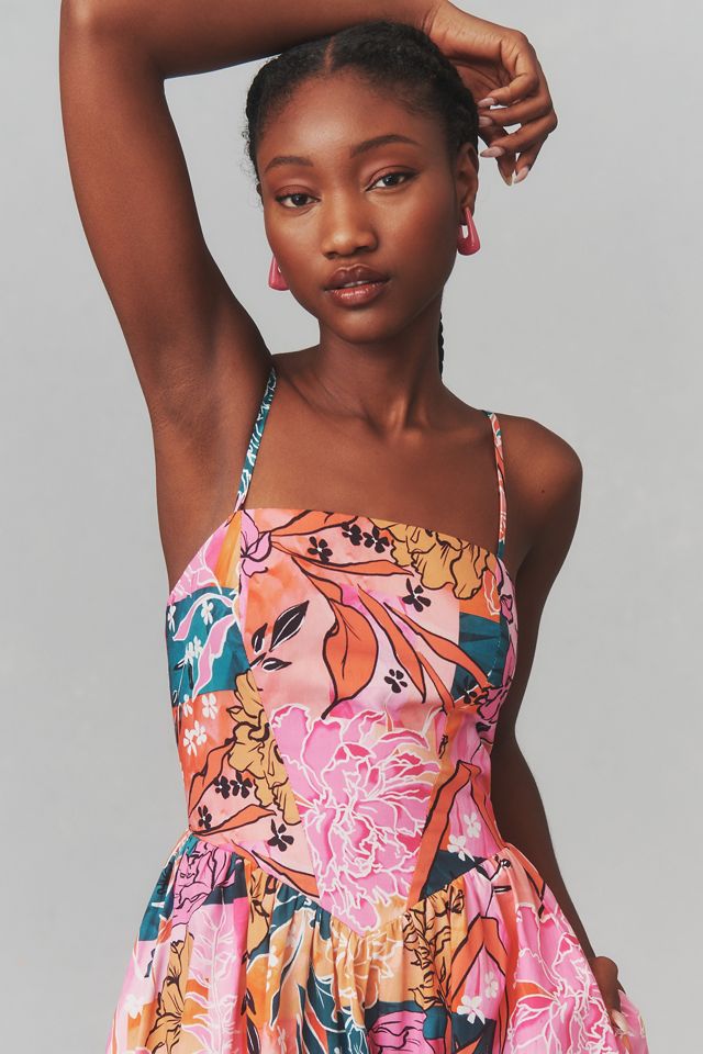 Hutch Sleeveless Drop-Waist Midi Dres #3