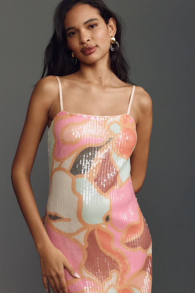 hutch lya sequin midi-dress Hutch Lya Sleeveless Sequin Maxi Dress