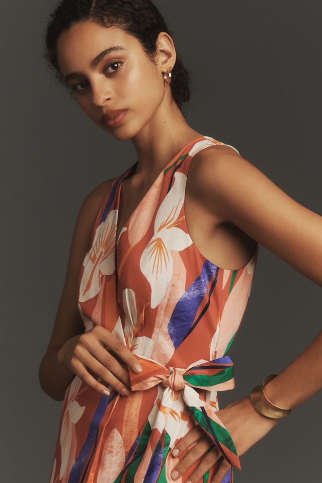 Hutch Stace Sleeveless Wrap Midi Dress #1