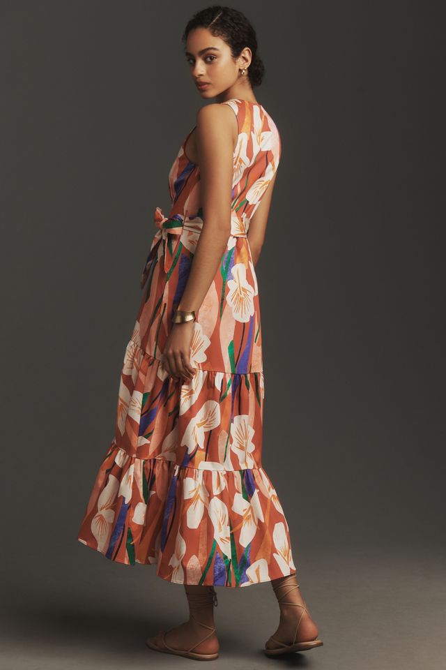 Hutch Stace Sleeveless Wrap Midi Dress #2