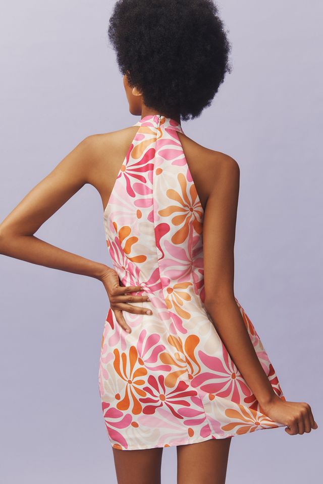 Hutch Jones Halter Mini Dress #1