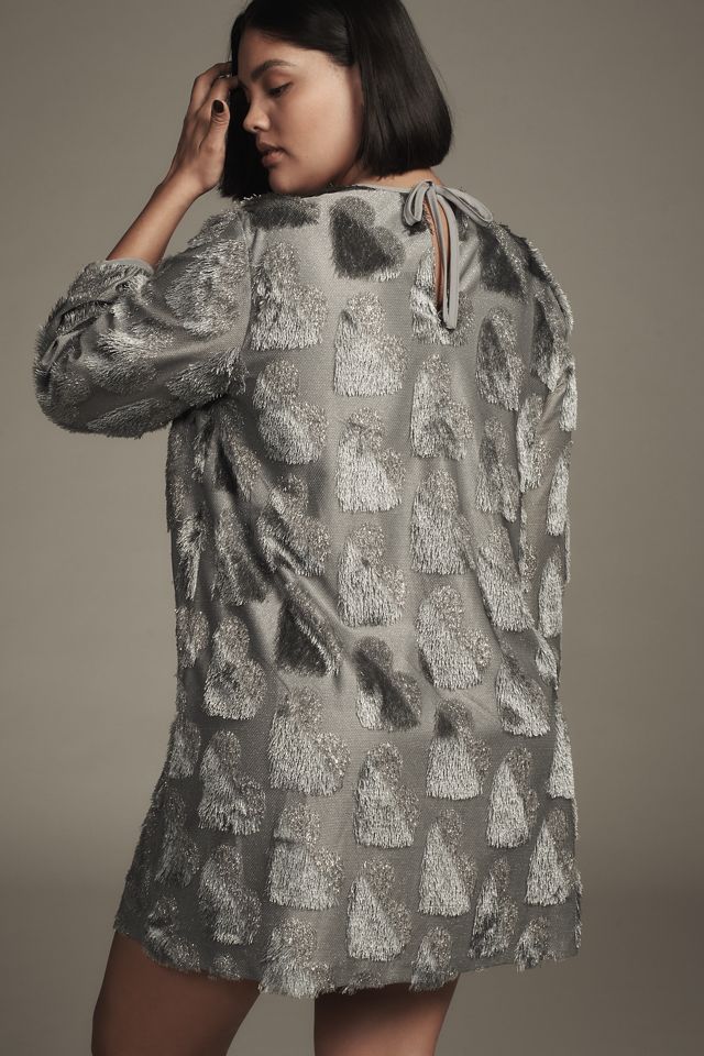 Hutch Long-Sleeve Crew-Neck Shift Mini Dress #4