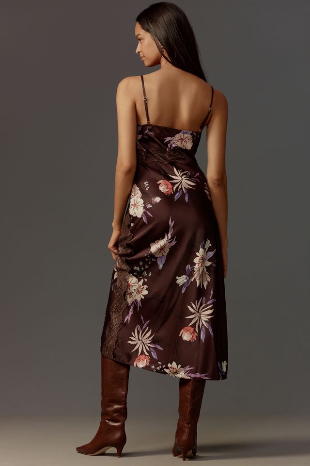Hutch Satin Midi Slip Dress #1