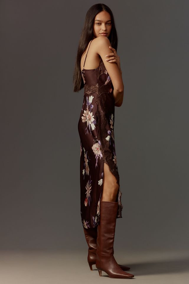 Hutch Satin Midi Slip Dress #3