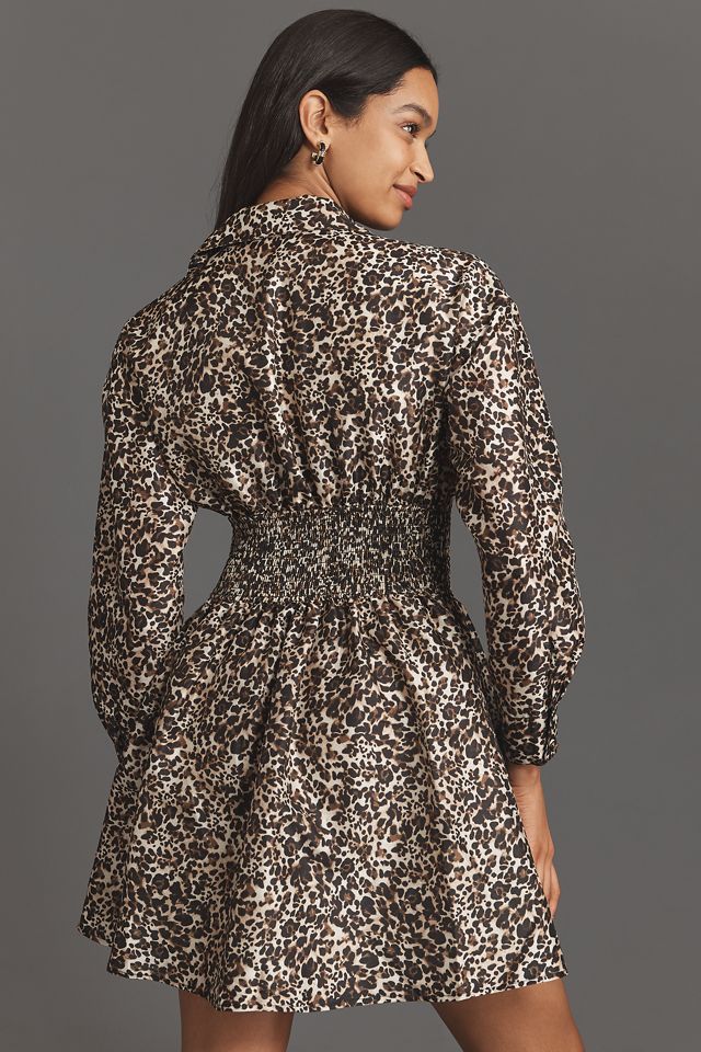 Hutch Long-Sleeve V-Neck Mini Dress #1