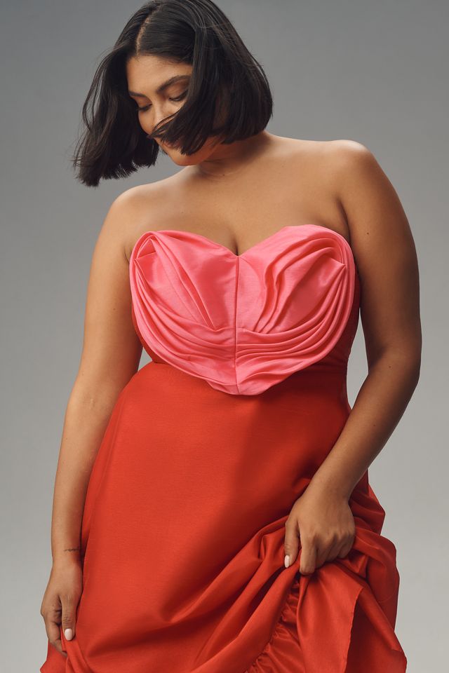 Hutch Strapless Heart Maxi Dress #5