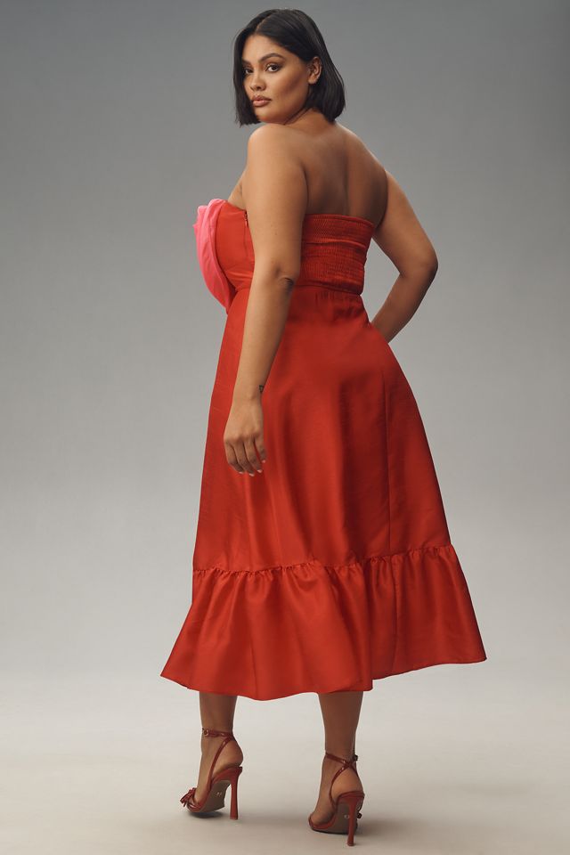 Hutch Strapless Heart Maxi Dress #6