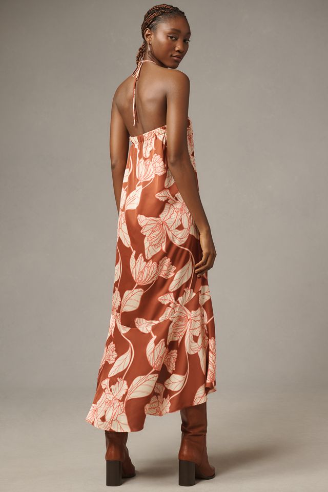 Hutch Layla Sleeveless Halter Midi Slip Dress #2