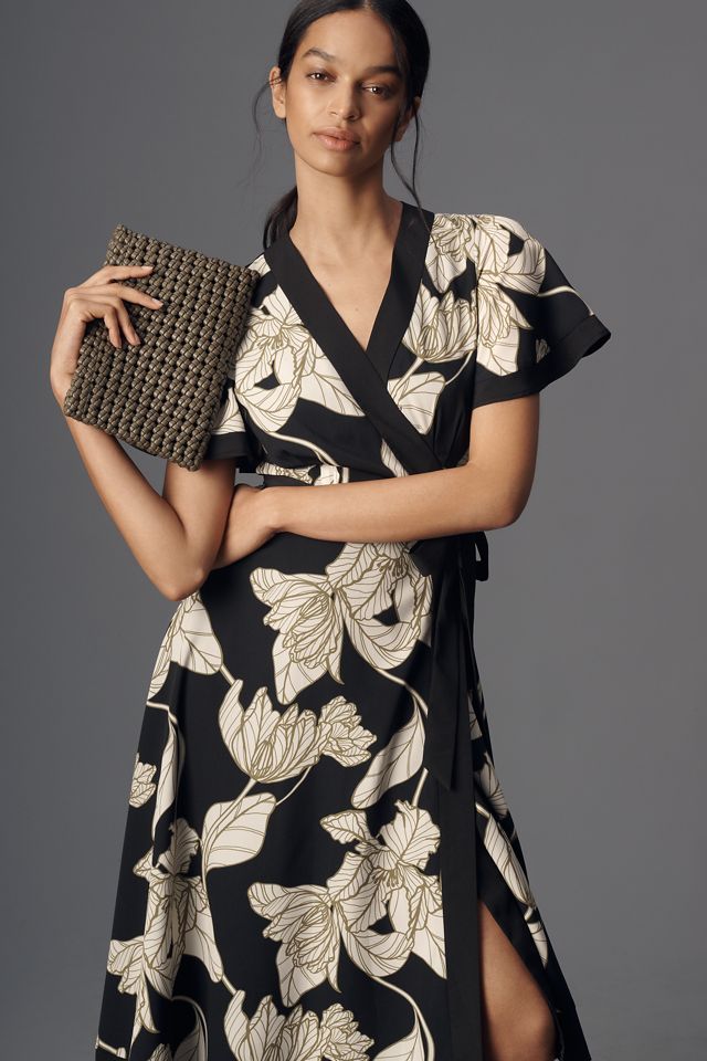 Hutch Tyler Short-Sleeve Wrap Midi Dress #2