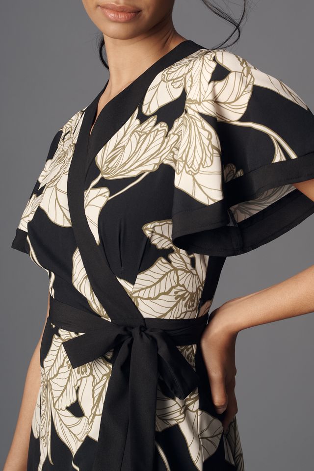 Hutch Tyler Short-Sleeve Wrap Midi Dress #3