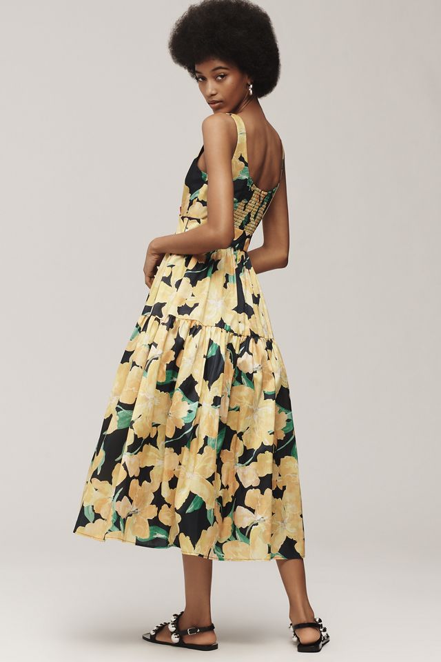 Hutch Scoop-Neck Belted Midi Dress #1