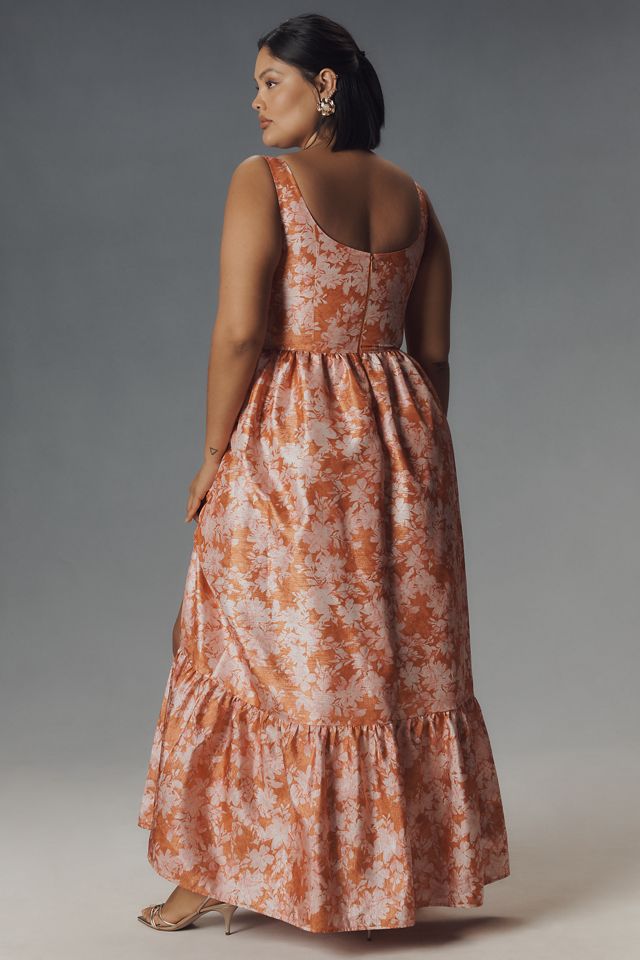 Hutch Beanie Floral Scoop-Neck Maxi Dress #5