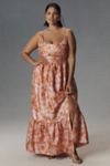 Hutch Beanie Floral Scoop-Neck Maxi Dress
