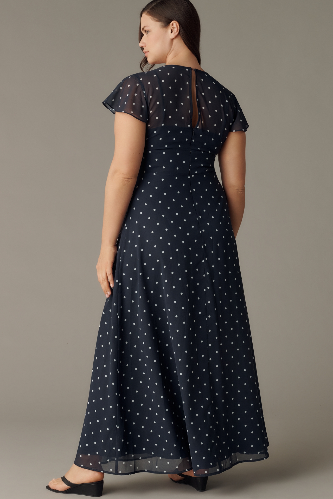 Hutch Nia Short-Sleeve V-Neck Maxi Dress