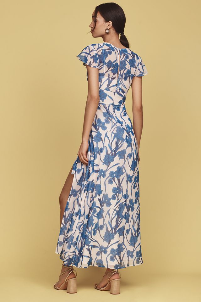 Hutch Nia Short-Sleeve V-Neck Maxi Dress #2