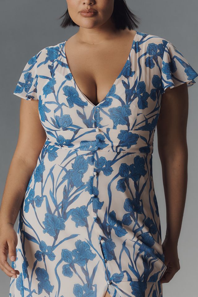 Hutch Nia Short-Sleeve V-Neck Maxi Dress #4