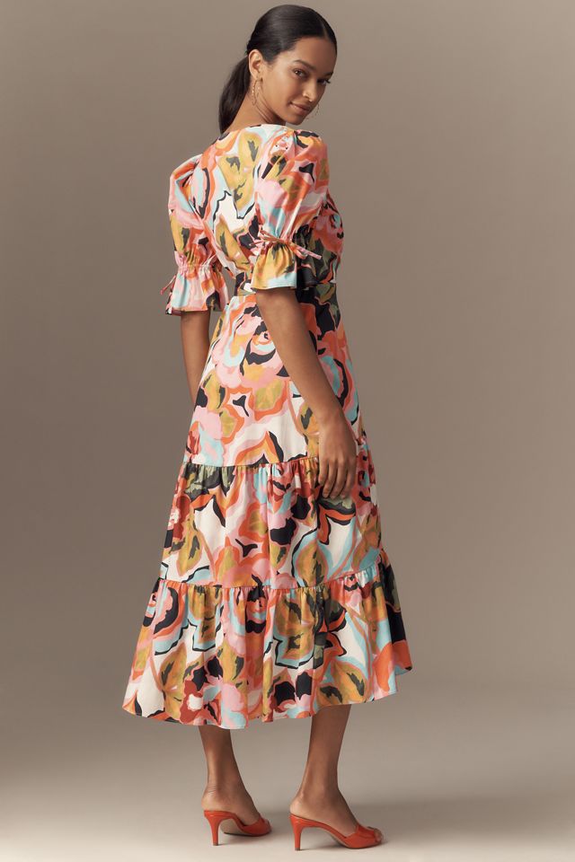 Hutch Marisol Short-Sleeve Wrap Midi Dress #2