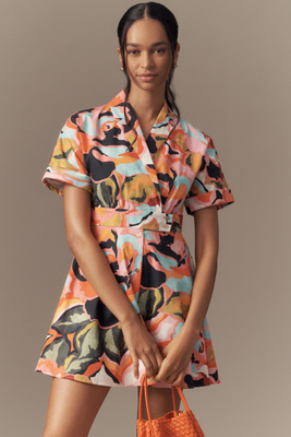 HUTCH LARSEN BELTED MINI DRESS 