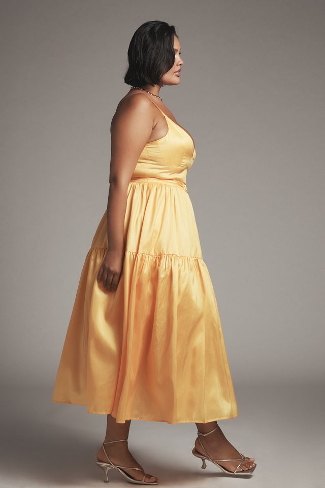 Hutch Atherton Sleeveless V-Neck Belted Midi Dress #4