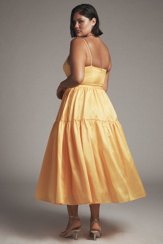 Hutch Atherton Sleeveless V-Neck Belted Midi Dress #5
