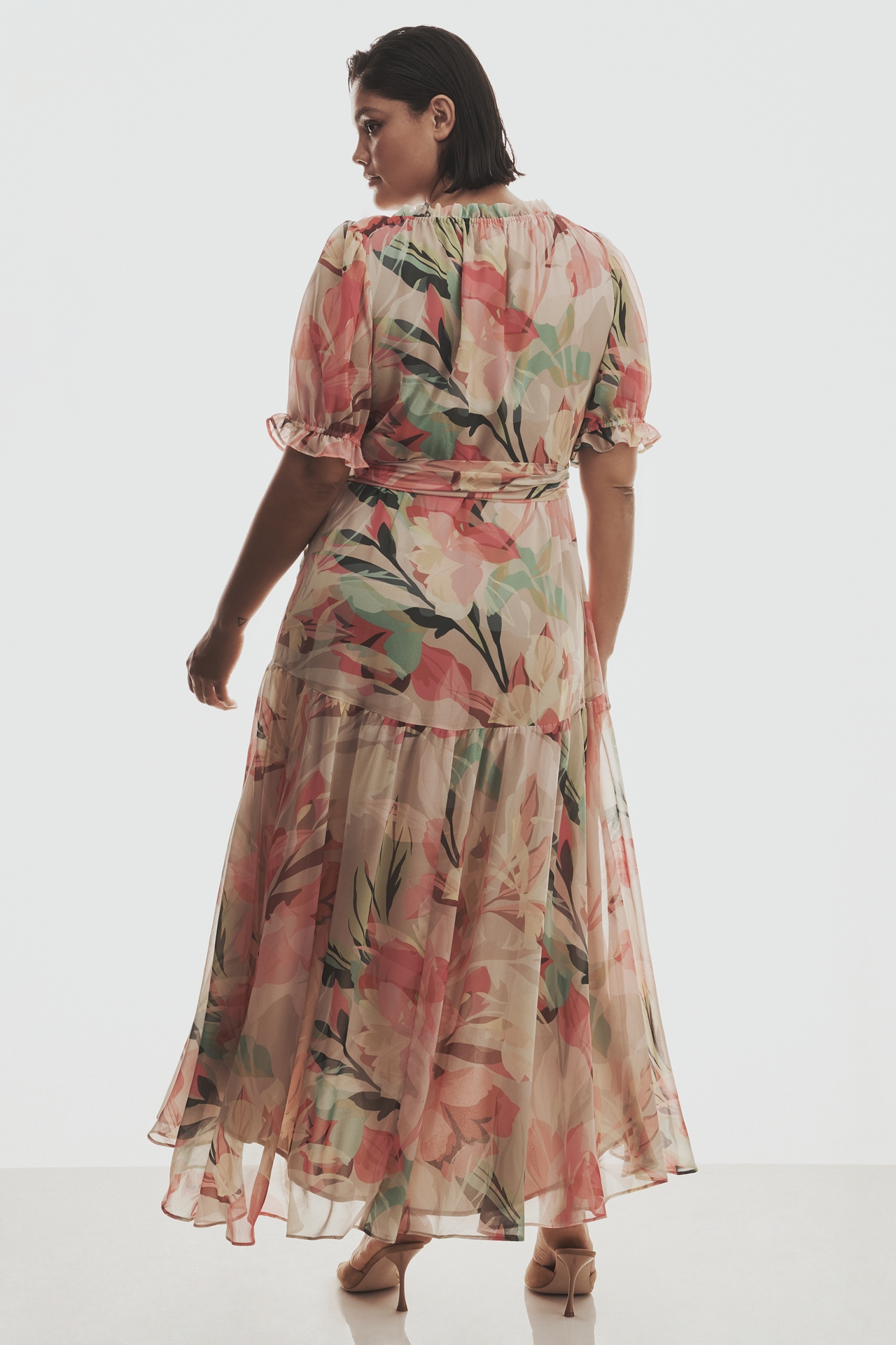 Hutch Bethany Petite Wrap Midi Dress