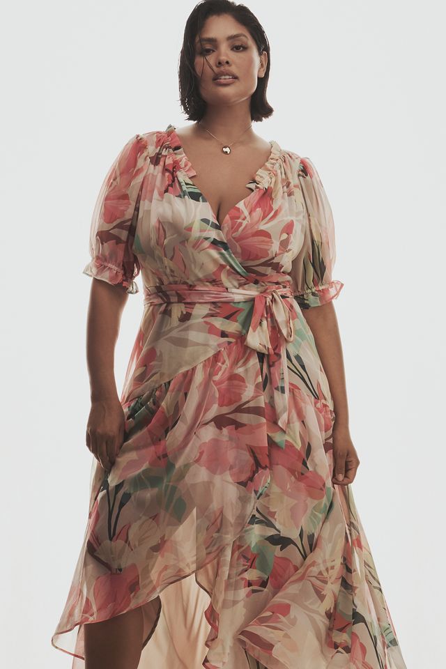 Hutch Bethany Petite Wrap Midi Dress #7
