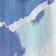 Blue & Ivory Blot Floral
