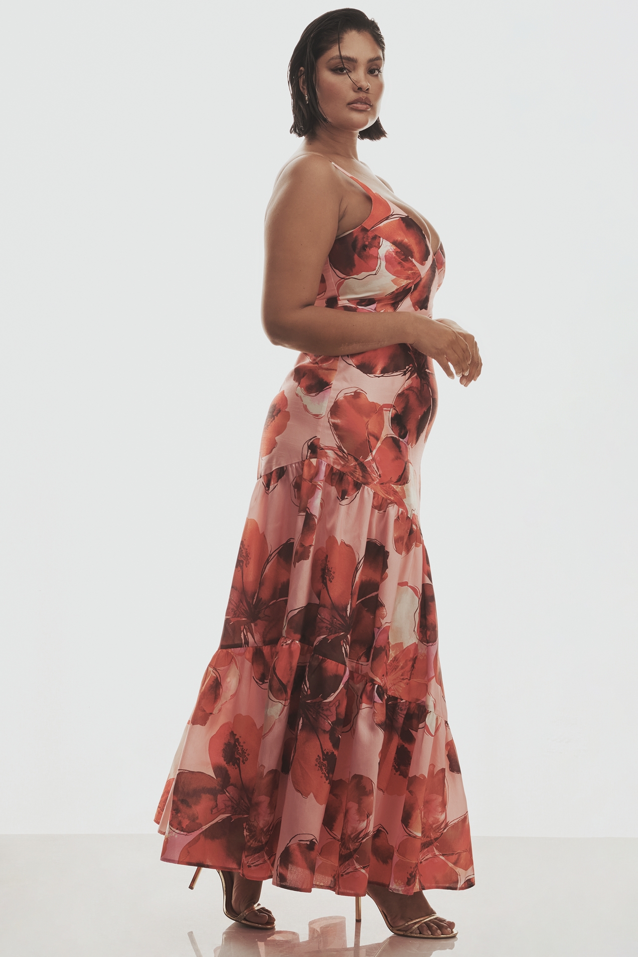 Hutch Arden V-Neck Maxi Dress