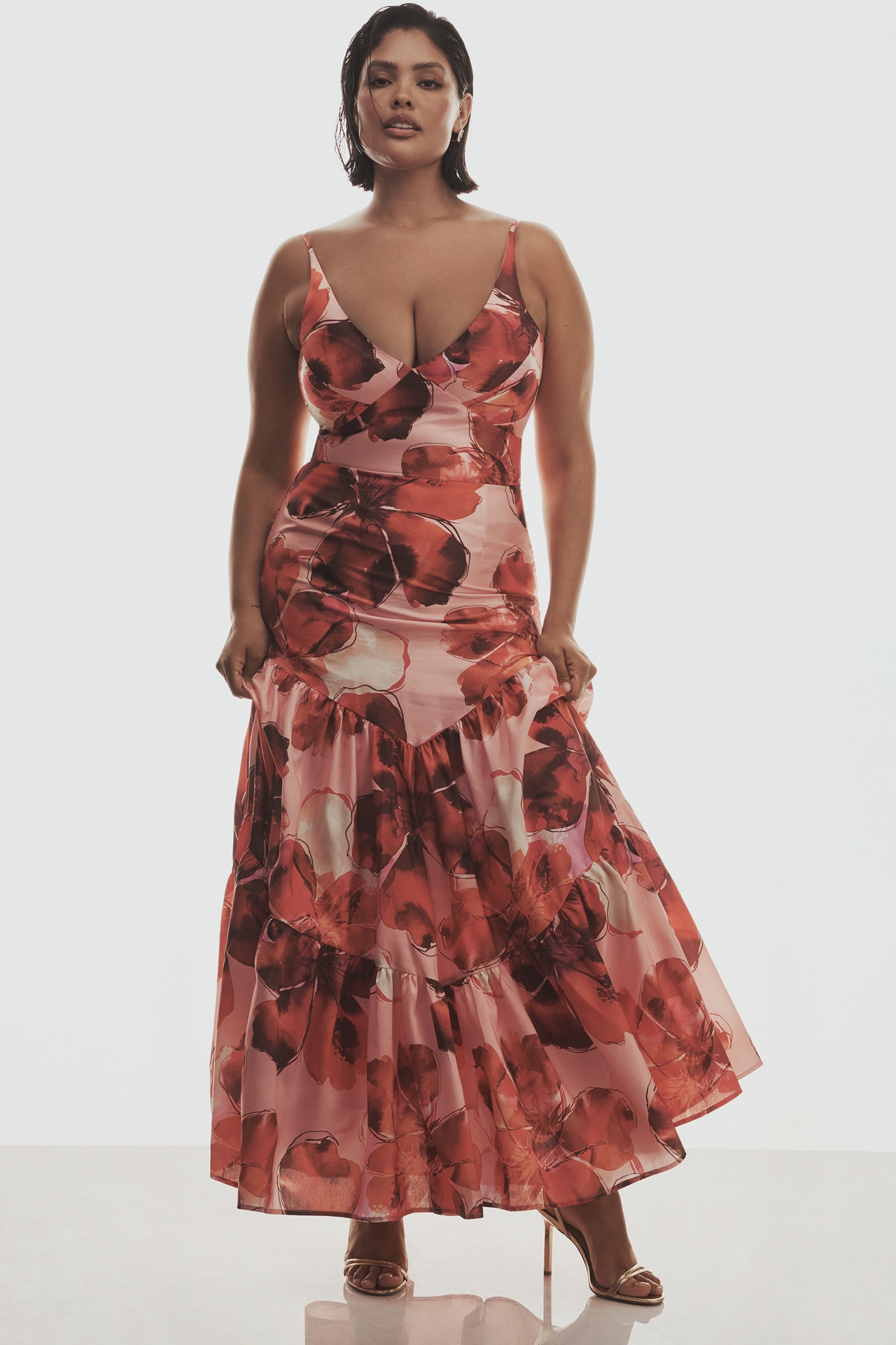 Hutch Arden V-Neck Maxi Dress