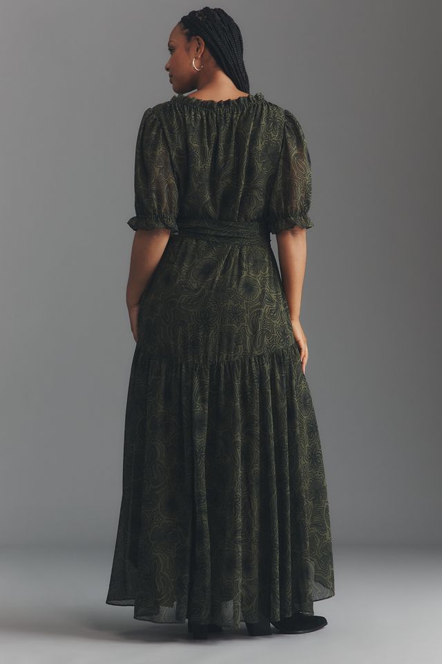 Hutch Bethany Short-Sleeve Wrap Midi Dress #5