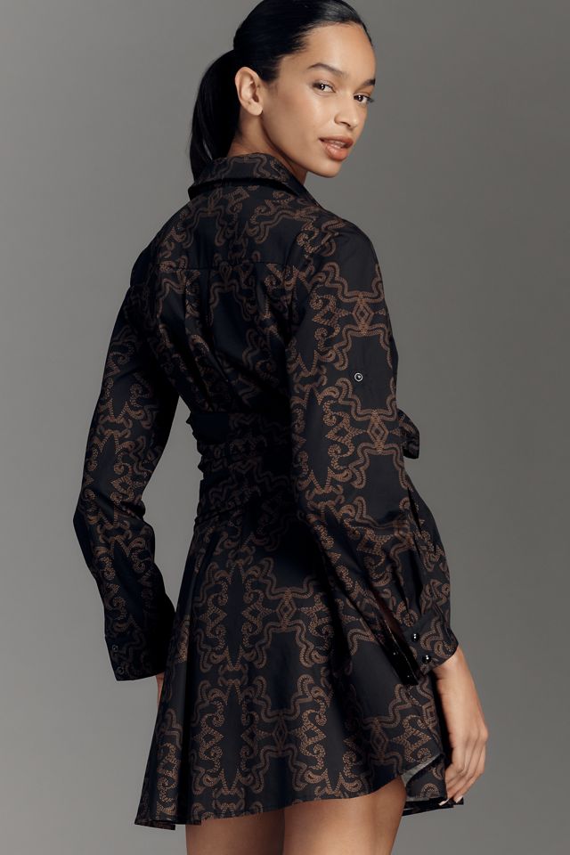 Hutch Anja Long-Sleeve Mini Shirt Dress #1