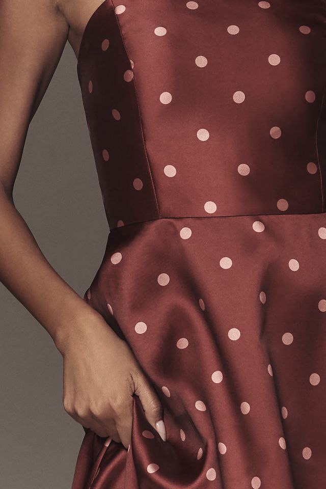 Hutch Victoria Strapless Fit & Flare Maxi Dress #3