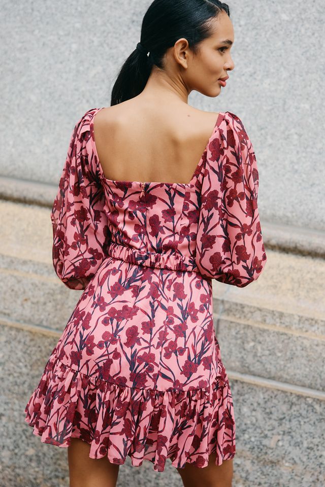 Hutch Dahlia Long-Sleeve Square-Neck Mini Dress #2