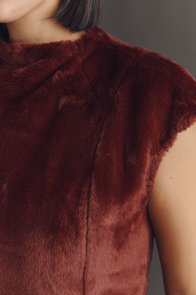 Hutch Dev Faux Fur Mini Dress #5