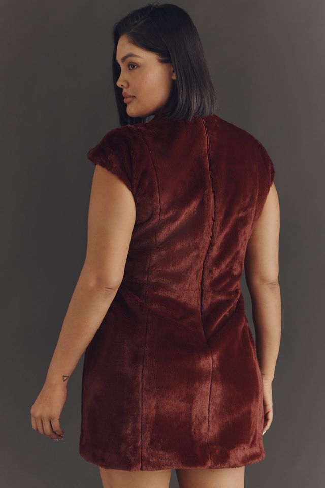 Hutch Dev Faux Fur Mini Dress #6