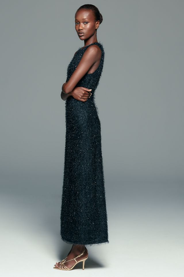 Hutch Sleeveless Fringed Maxi Dress #3