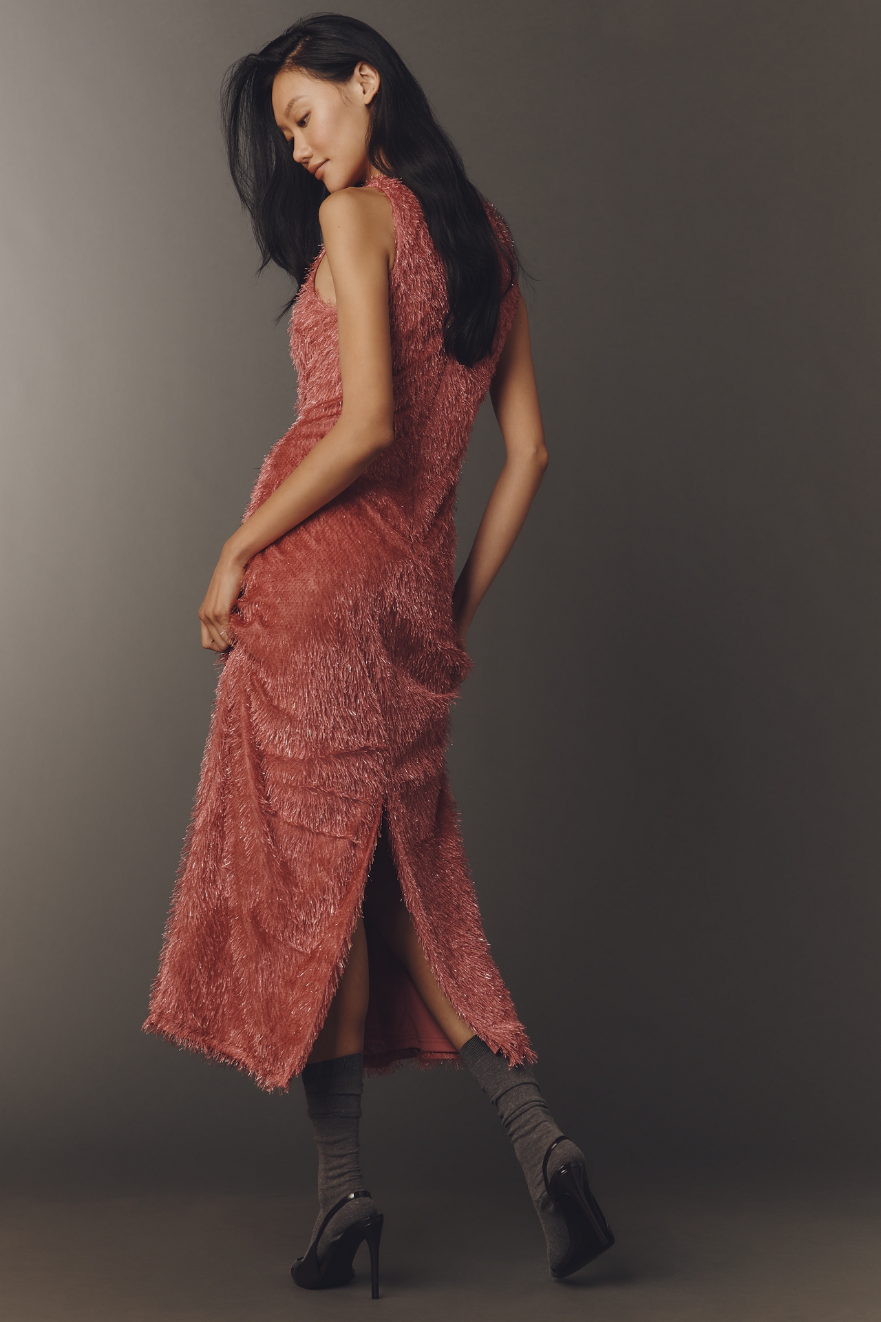 Hutch Sleeveless Fringe Maxi Dress