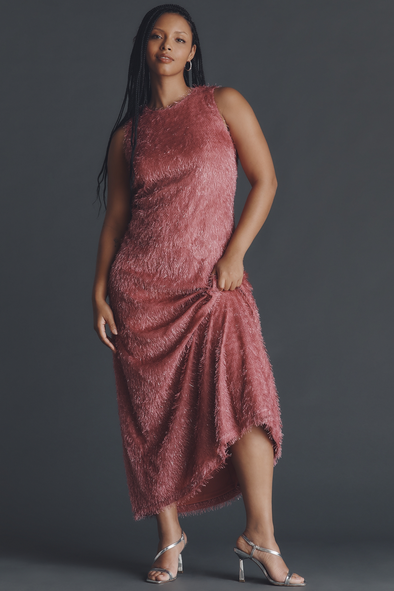 Hutch Sleeveless Fringe Maxi Dress