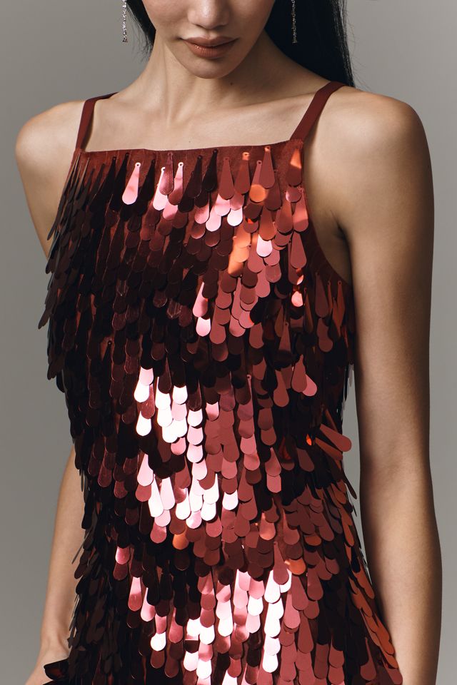 Hutch Sleeveless Sequin Maxi Dress #1