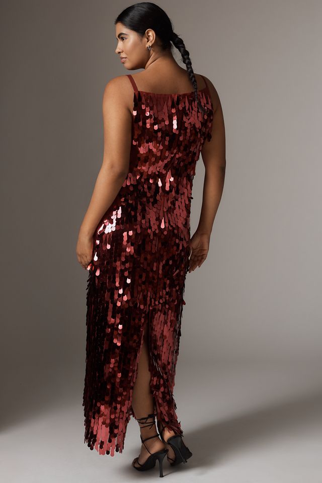 Hutch Sleeveless Sequin Maxi Dress #4