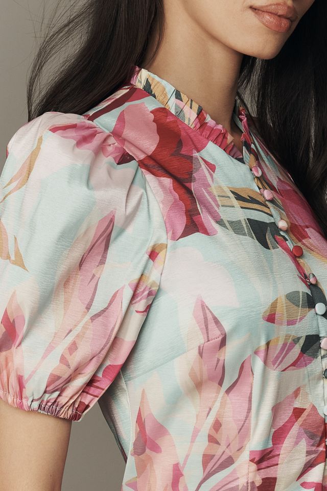 Hutch Florrie Puff-Sleeve Mini Dress #1