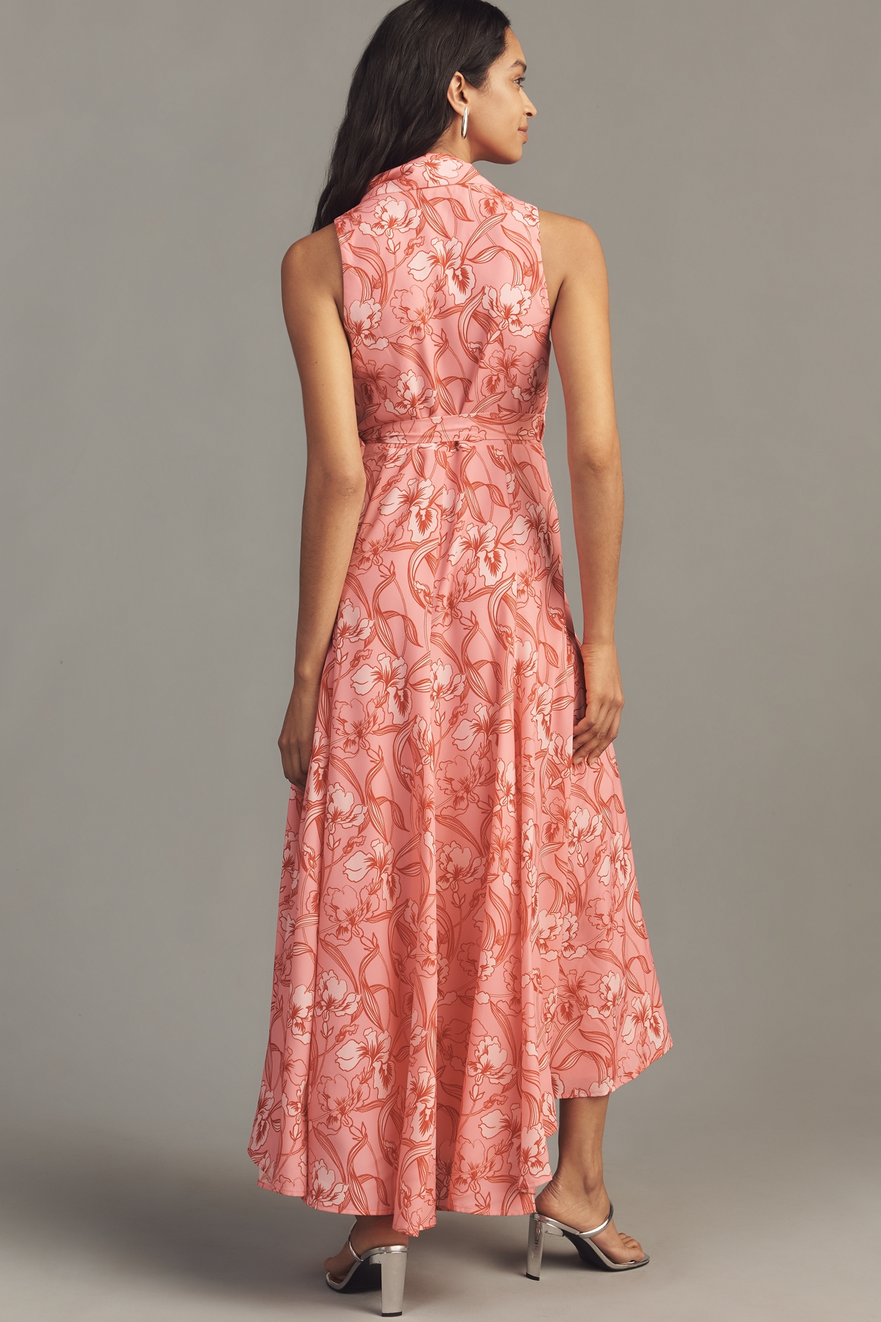 Hutch Oster Wrap Scarf Midi Dress