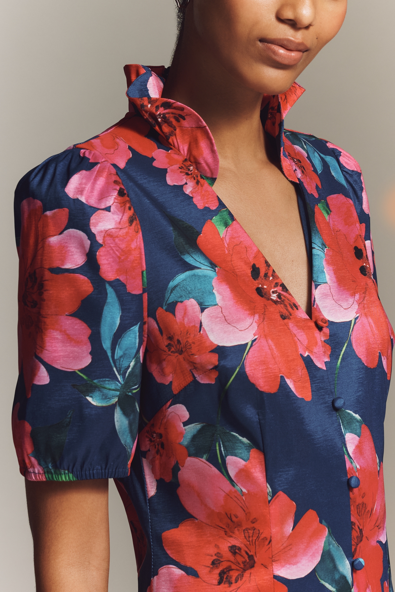 Hutch Auden Short-Sleeve Mini Dress