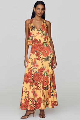 anthropologie garden party dress Abel the Label Anthropologie Garden Party Maxi Dress, Size XS